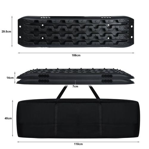 Sandbleche Offroad 2x Traktionsmatte Kunststoff Anfahrhilfe