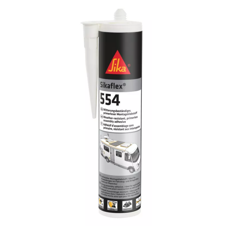 Sikaflex-554 Montageklebstoff 1k Metallkleber 300 ml