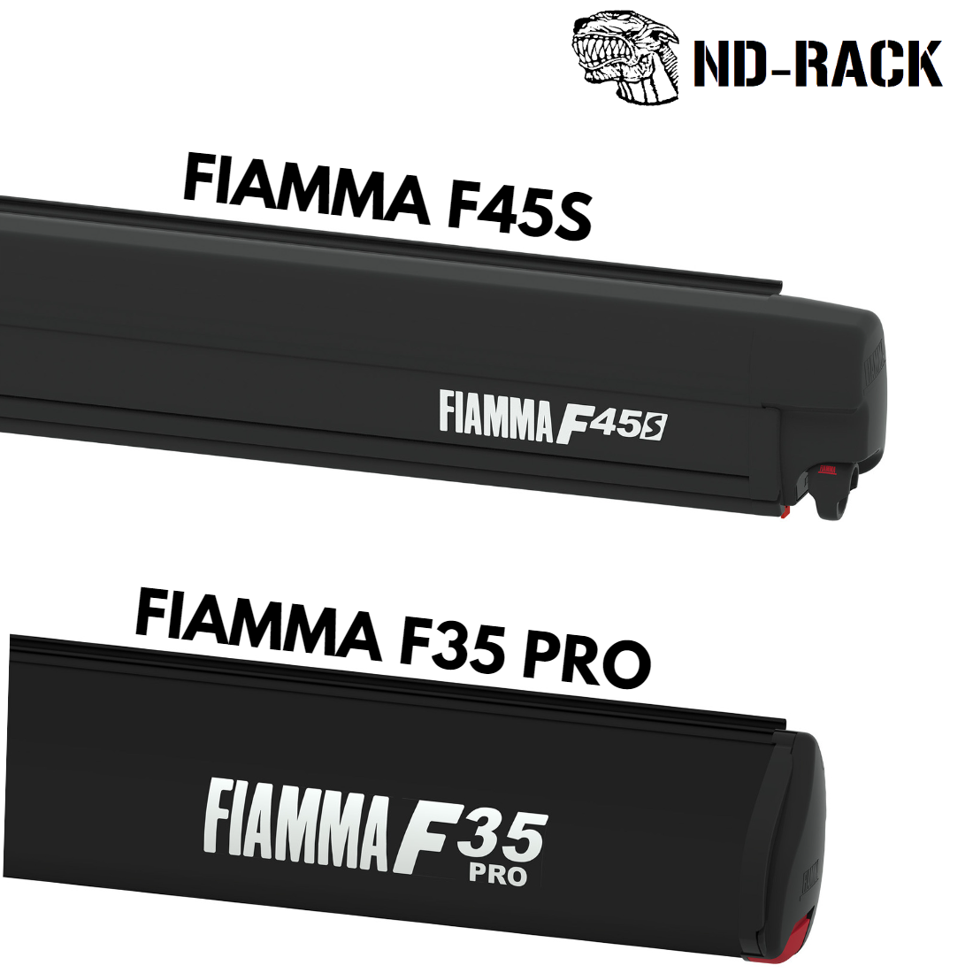 FIAMMA® Markisen F45S & F35 Pro Schwarz – VW, Sprinter & Co