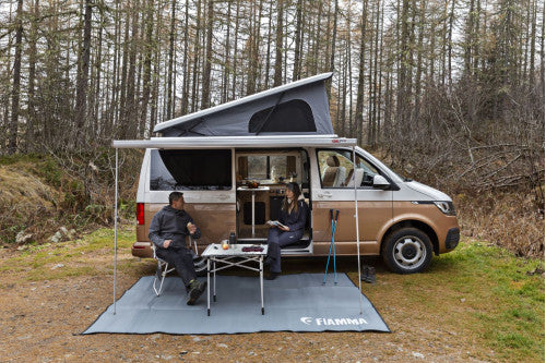 vw t6 markise anbauen Fiamma Markise F45S 260 für VW T5/T6 California – Deep Black
