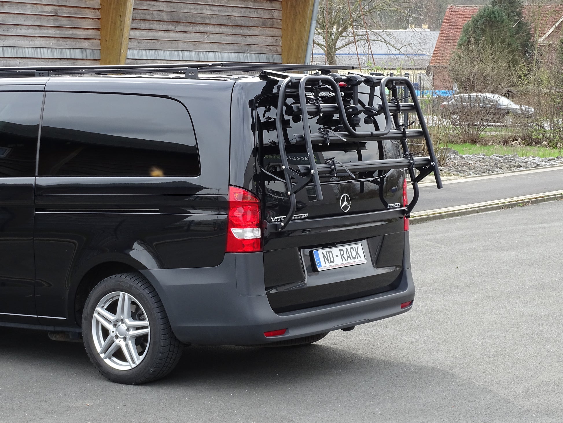 fahrradständer mercedes Mercedes V-Klasse Fahrradträger Heckträger Pulverbeschichtet