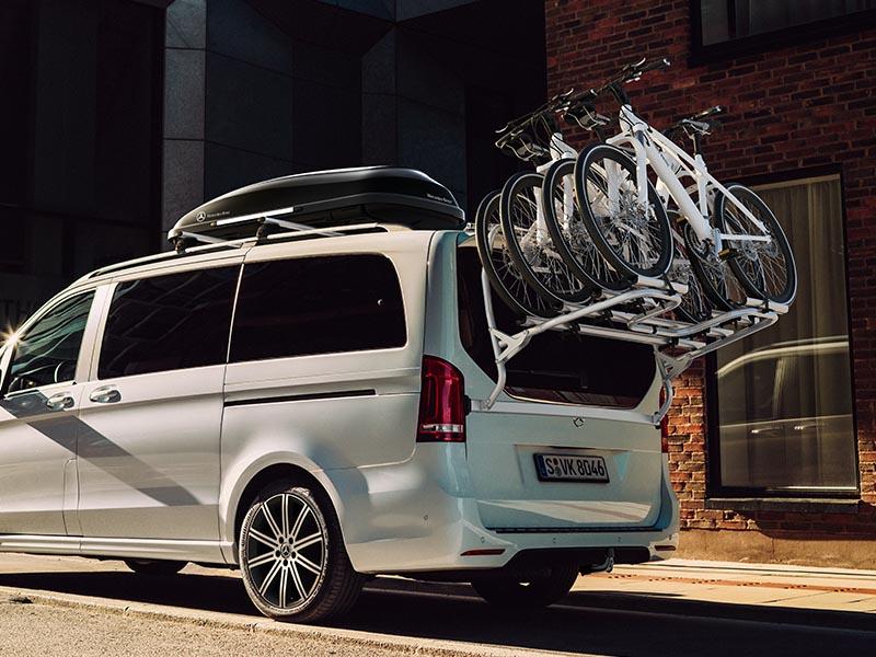 fahrradständer mercedes Mercedes V-Klasse Fahrradträger Heckträger Pulverbeschichtet