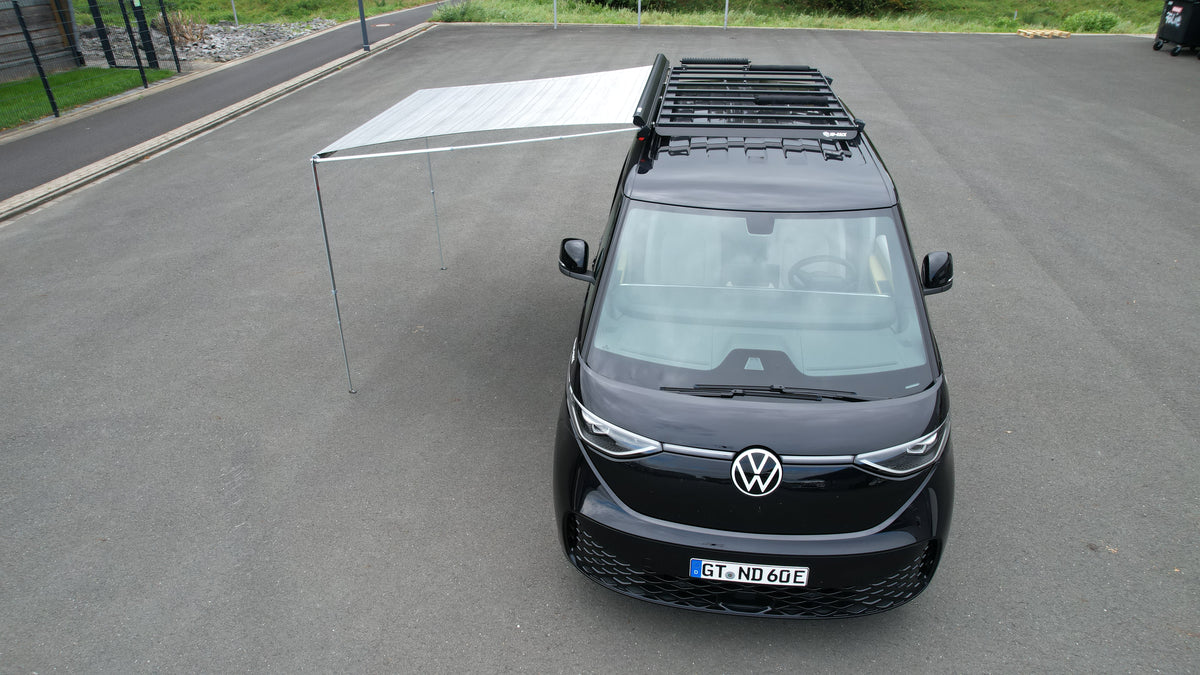 vw t4 markise ohne bohren FIAMMA® Markisen F35 Pro 220cm Schwarz – VW ID Buzz