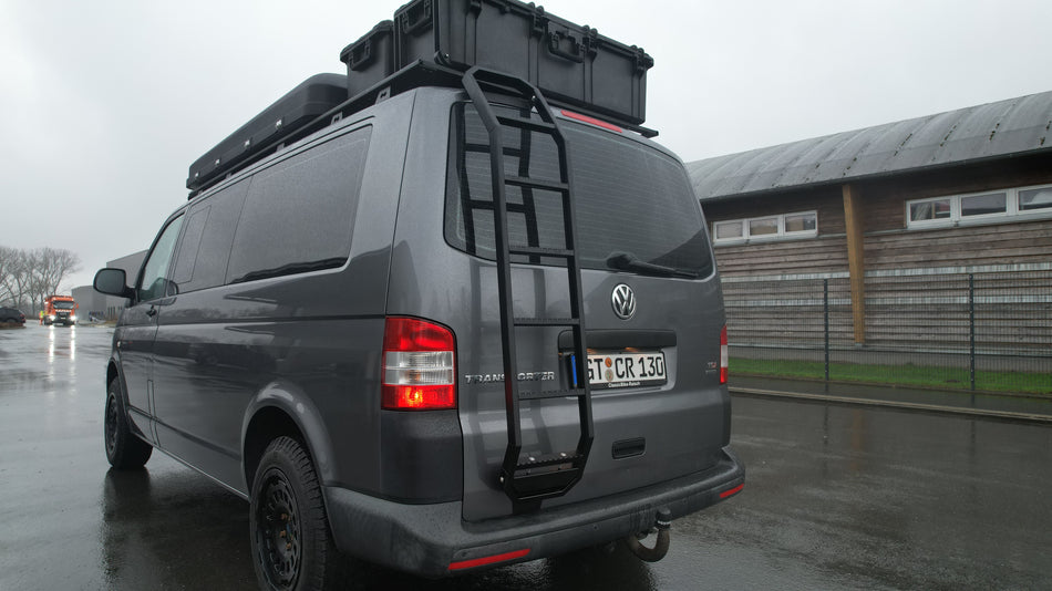 ND-Rack Heckleiter für VW T6 in Schwarz zum Klemmen
