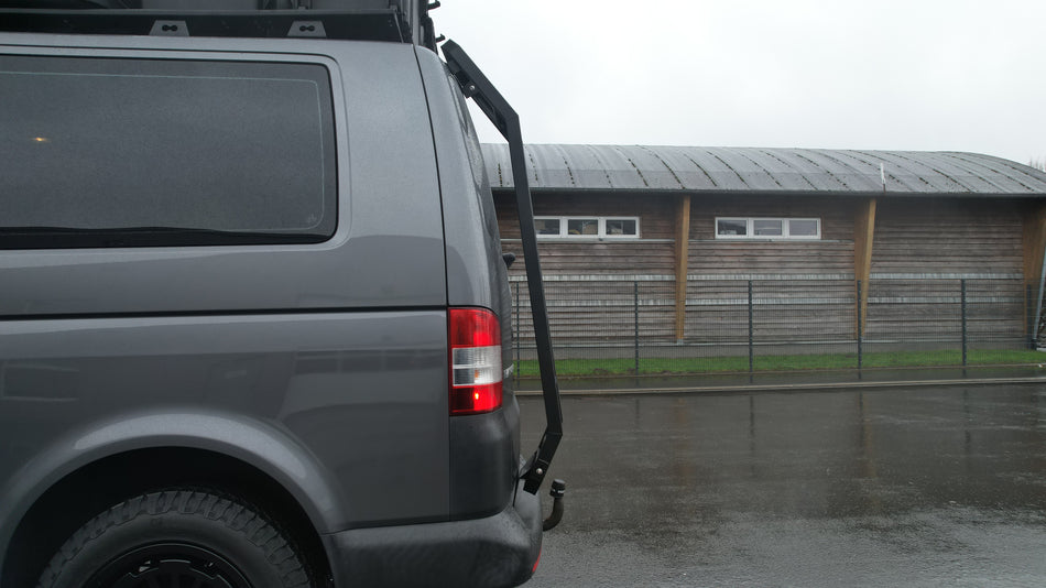 ND-Rack Heckleiter für VW T6 in Schwarz zum Klemmen