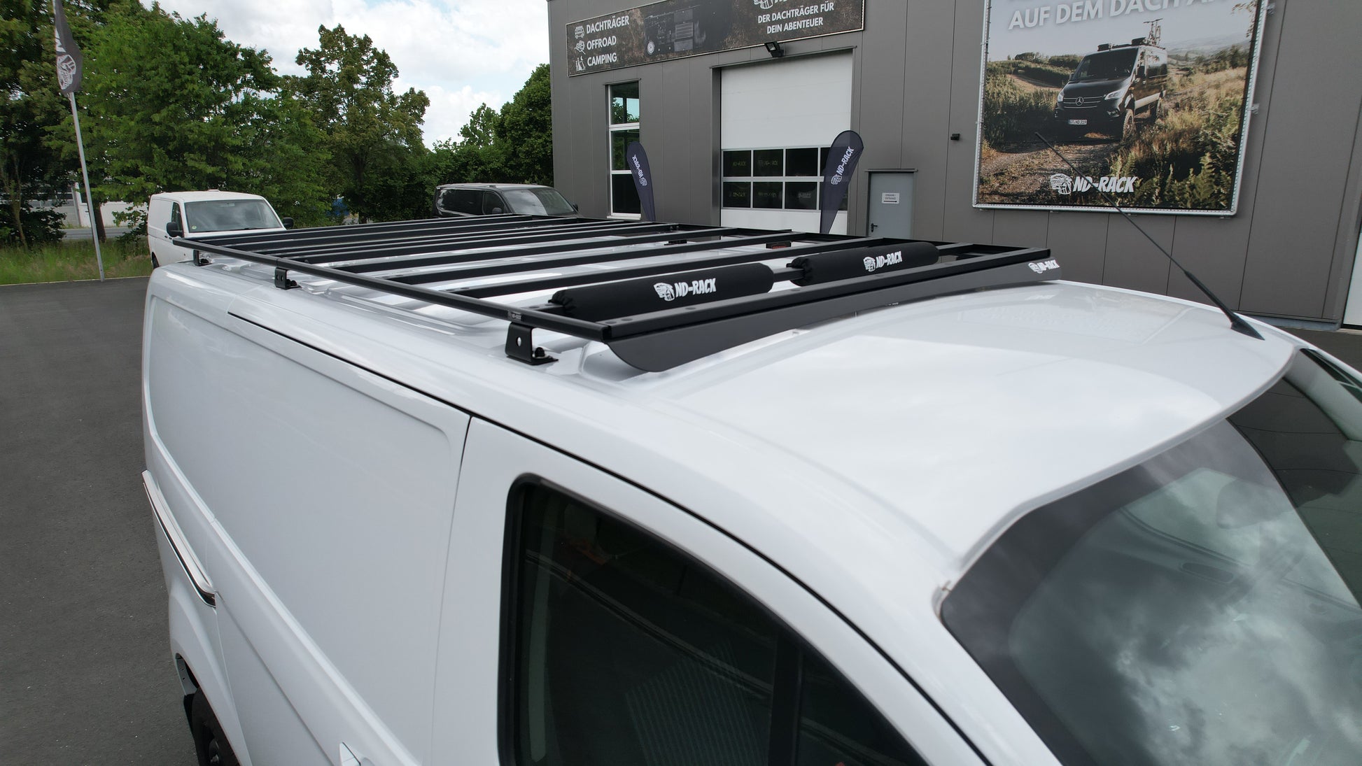 dachzelt transit custom Dachträger Plattform Ford Transit – Robust & Leise| ND-Rack