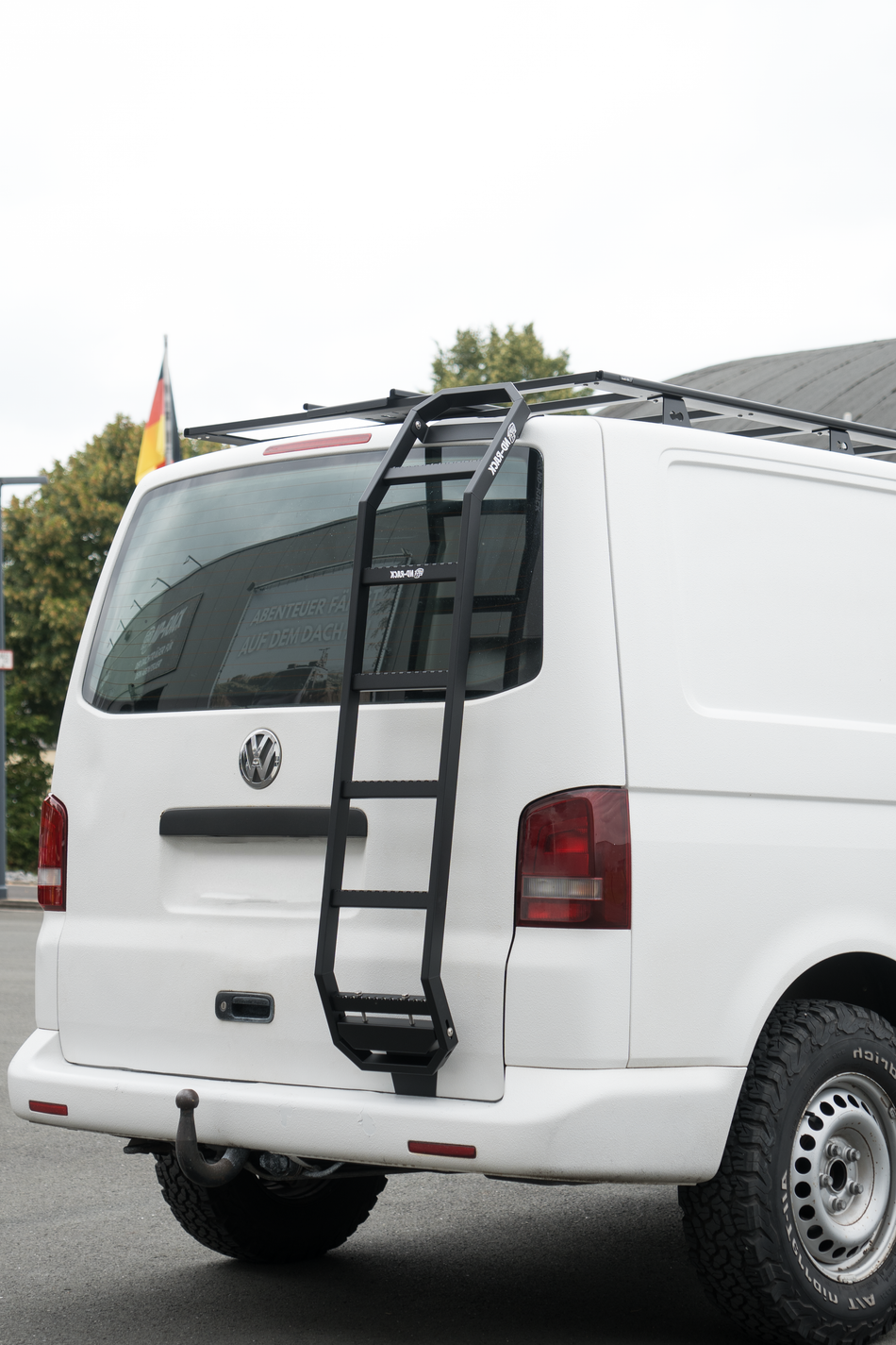 ND-Rack Heckleiter für VW T6 in Schwarz zum Klemmen
