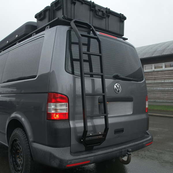 ND-Rack Heckleiter für VW T5 in Schwarz zum Klemmen