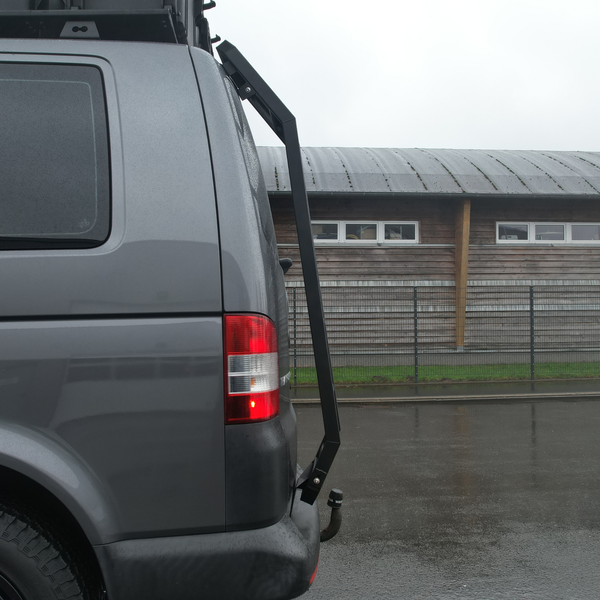 ND-Rack Heckleiter für VW T5 in Schwarz zum Klemmen
