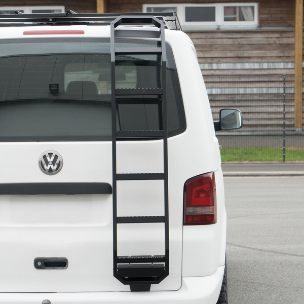 ND-Rack Heckleiter für VW T5 in Schwarz zum Klemmen
