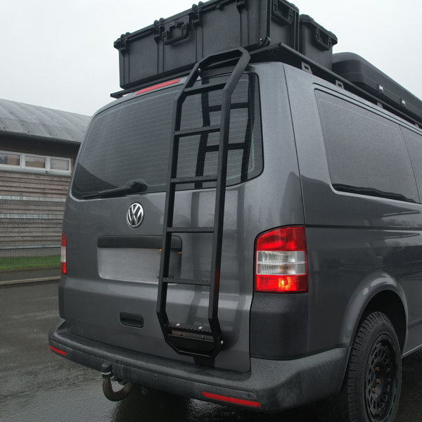 ND-Rack Heckleiter für VW T5 in Schwarz zum Klemmen