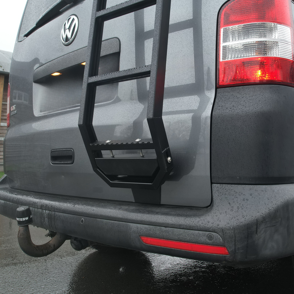 ND-Rack Heckleiter für VW T5 in Schwarz zum Klemmen