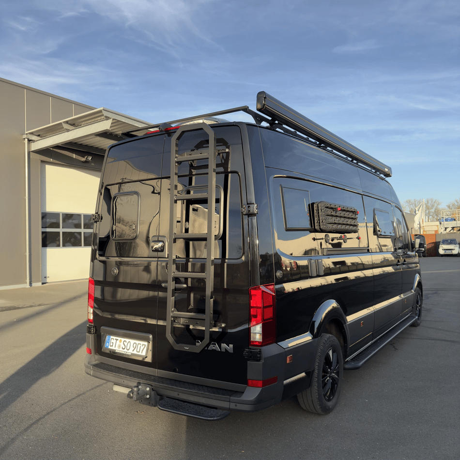 ND-Rack Heckleiter für MAN TGE H2 in Schwarz