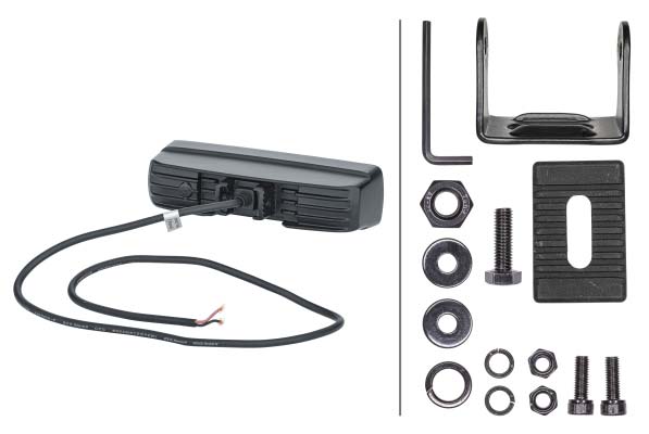 HELLA Black Magic LED Arbeitsscheinwerfer weitreichend, 2.000 lm, kompakt