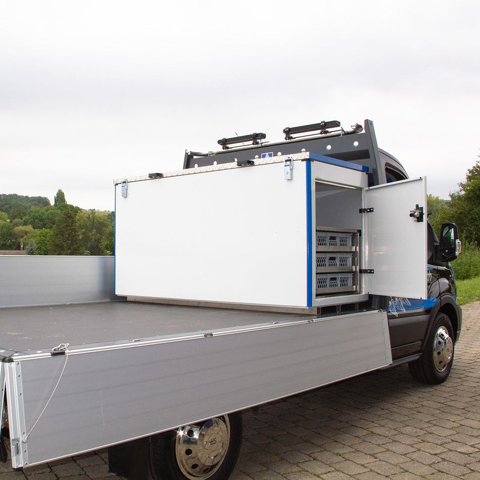 HS-Box Multi S Premium Pritschenbox mit Tank- & Versorgungssystem