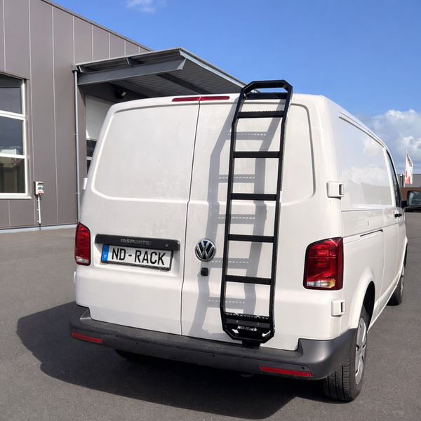 ND-Rack Heckleiter für VW T5 in Schwarz zum Klemmen