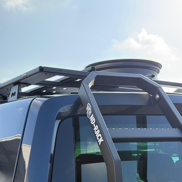ND-Rack Heckleiter für VW T6 in Schwarz zum Klemmen