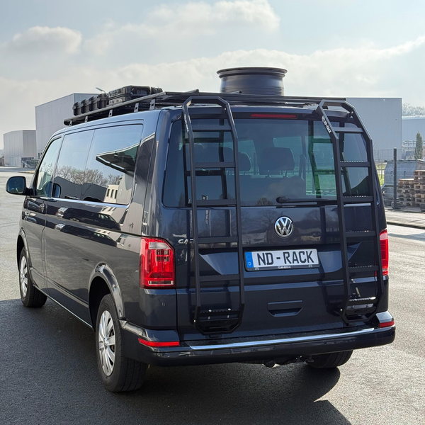 ND-Rack Heckleiter für VW T6 in Schwarz zum Klemmen