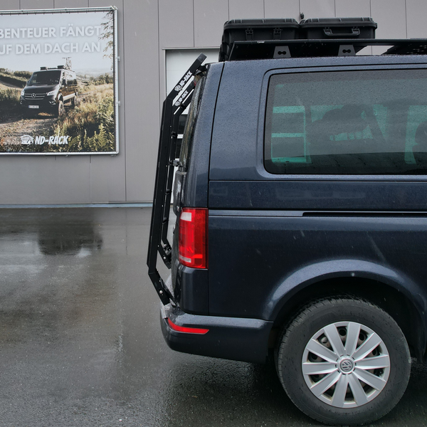 ND-Rack Heckleiter für VW T5 in Schwarz zum Klemmen