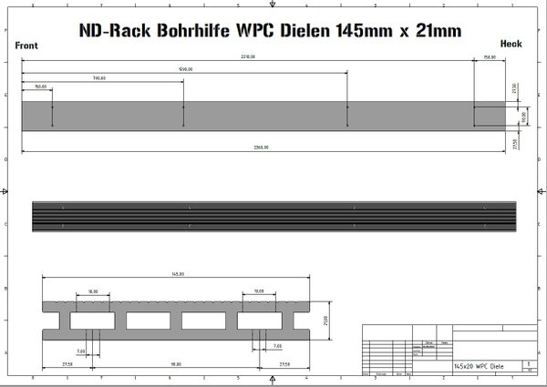 VW T5 - T6 Dachterrasse Plattform Dachträger aus Edelstahl (4x 1300 Terra. Fix ) GK 12